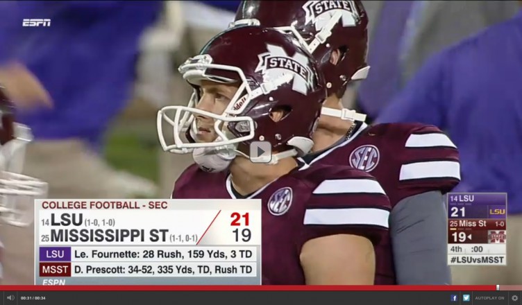 Mississippi State ud af AP